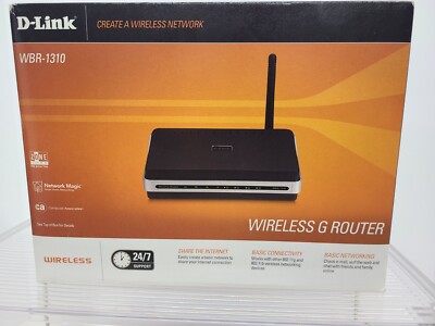 D-Link WBR-1310 54 Mbps 4-Port 10/100 Wireless G Router