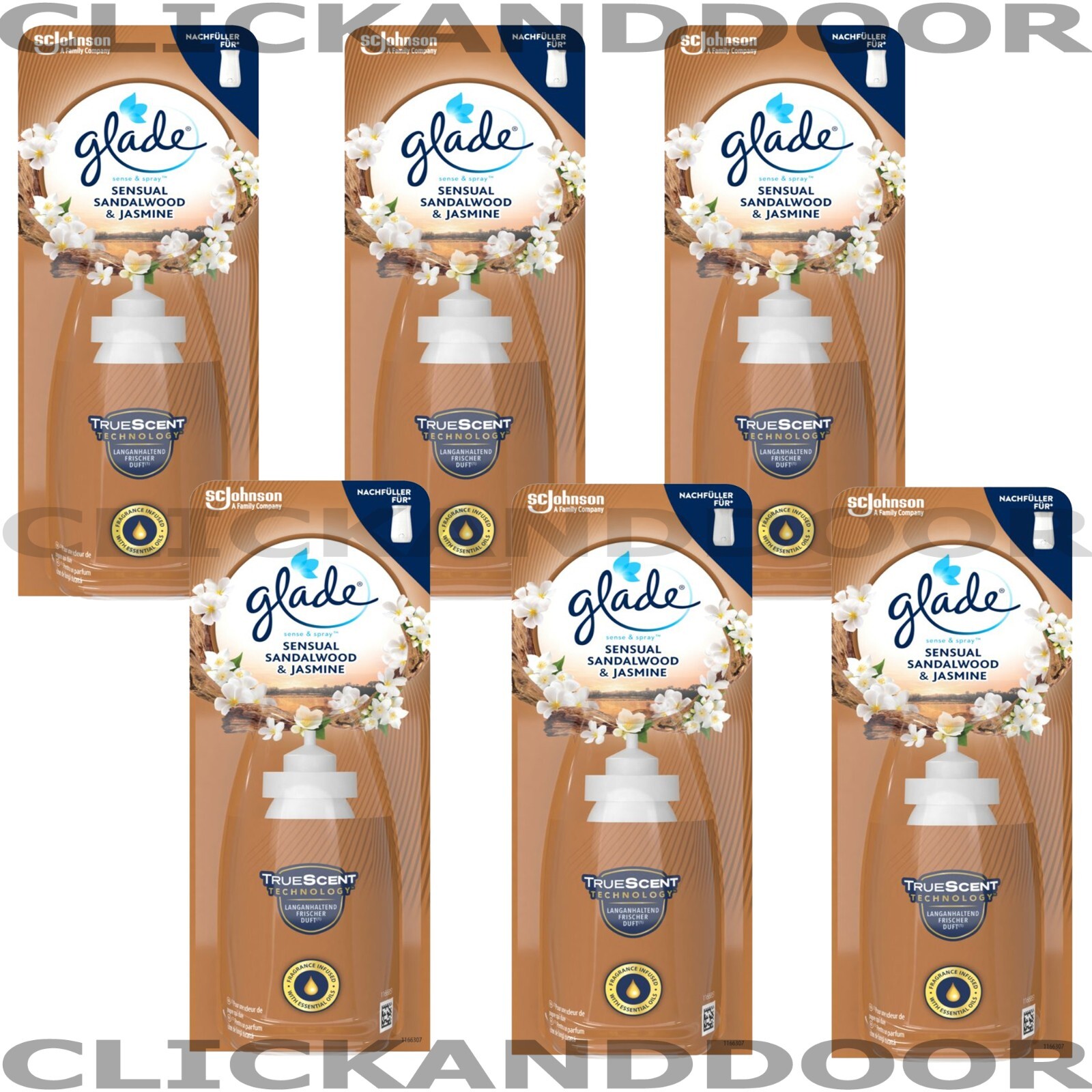 Glade Automatic Spray Nachfüllkapsel – Duft 'Sandelholz Von Bali & Jasmin', 269 Ml, Bis Zu 60 Tage