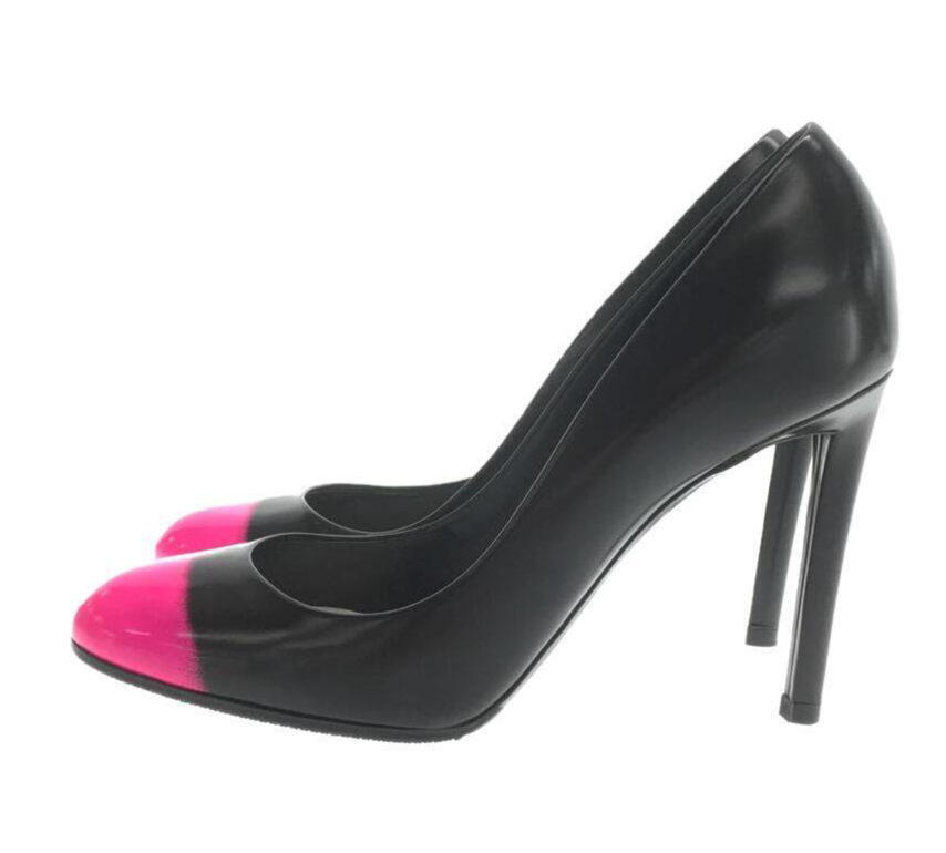 Christian Dior Round Toe Black Pumps Size 36 High Heel Women Christian Dior Round Toe Black Pumps Size 36 High Heel Women