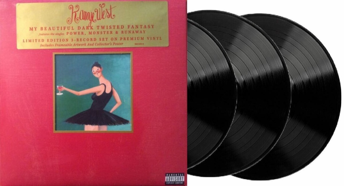 Kanye West My Beautiful LPレコード Kanye West - My Beautiful Dark Twisted Fantasy (Explicit) (3