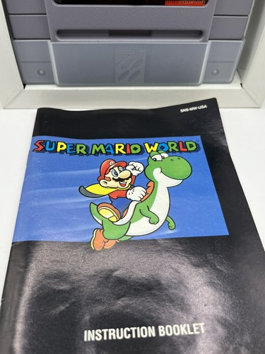 Super Mario World (Super Nintendo, 1991) mit Pappeinsatz und Handbuch - Bild 3 von 6