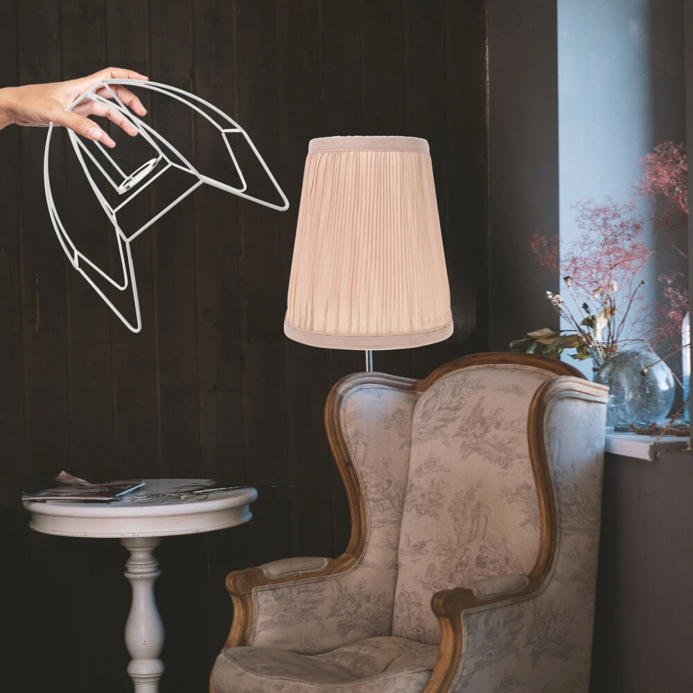 Metal Lamp Shade Frame Vintage Style Lampshade DIY Frame Metal Lampshade Wire
