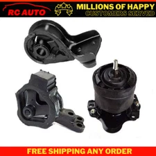 Fits 1995-1997 Honda Accord 2.7L Engine Motor & Transmission Mount Set 3PCS : A4