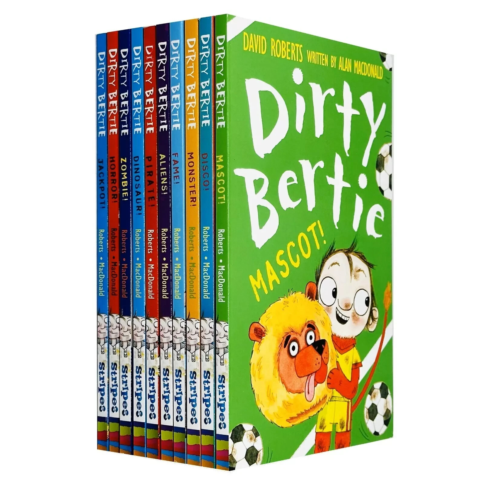 Dirty Bertie Series 3 Collection Set David Roberts 10 Books Set Disco, Monster - Image 5