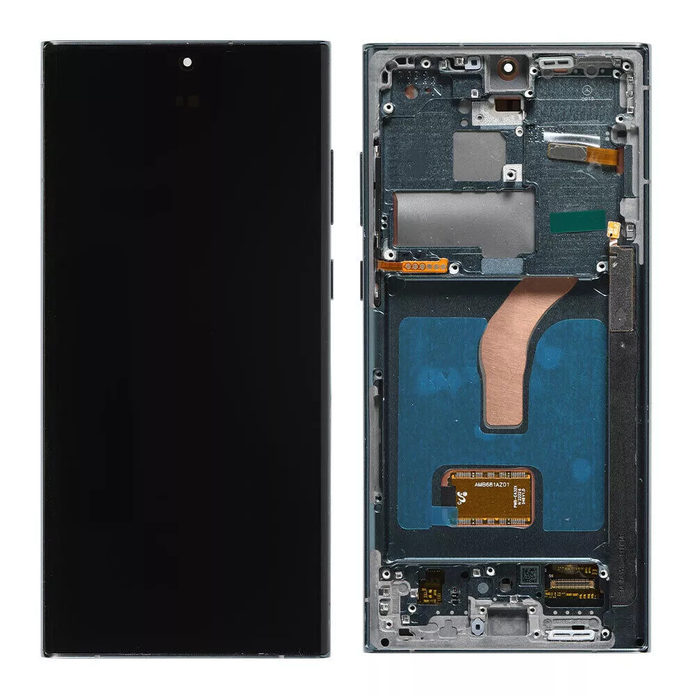 OEM Samsung Galaxy S22 Ultra LCD Touch Screen & Frame (SM