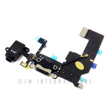 OEM iPhone 5C Black Dock Connector USB Charger Charging Port Replacement Part