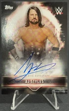 2019 Topps WWE A-AJ AJ Styles Autographs WWF