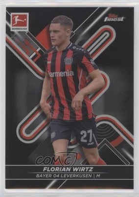 2021-22 Topps Finest Bundesliga Black Refractor 140/199 Florian Wirtz #108 0p73