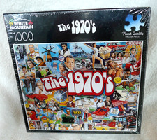 Sealed The 1970's White Mountain 1000 Piece Jigsaw Puzzle Made in USA