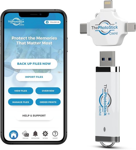 ThePhotoStick® Omni 32GB USB Flash Drive & Memory Stick – Photo & Video Backup f - 第 8/9 張圖片