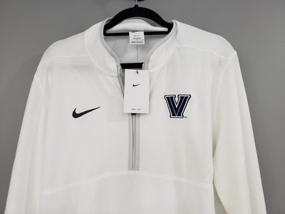 NEW MENS XL TALL - Nike VILLANOVA WILDCATS White Quarter-Zip