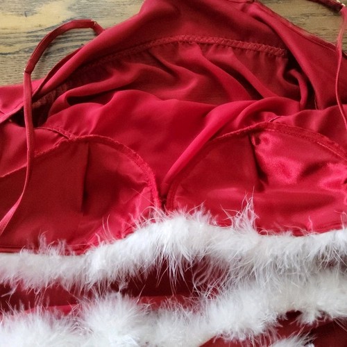 SEDUCTIVE WEAR Cinema Etoile Damen XL rot Federbesatz Dessous sexy Weihnachtsdeko - Bild 10 von 14