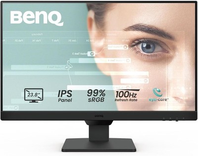 BenQ GW2490 24'' Full HD IPS 100Hz Gaming Monitor Speakers Low Blue Light DP HDMI
