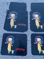 Vintage Betty Boop Car Floor Mats Set Of 4