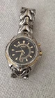Vintage Seiko Kinetic Sports 100 Watch 5M42-0B09 Black & Gold Dial Men's Watch.