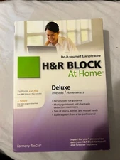 *NEW* 2010 H&R Block At Home Deluxe  Federal+e-file+State