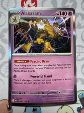 Alakazam 056/132 Rare Mega Evolution Pokemon Holo Near Mint