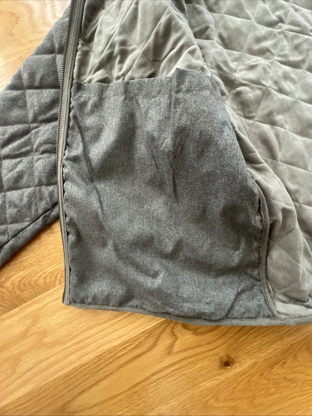 Southern Marsh Jacket Mens Ex Large Brown Quilted Full Zip Plaid Lined Outdoor - product detail image 7