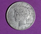 1934-S Peace Silver Dollar #P34585
