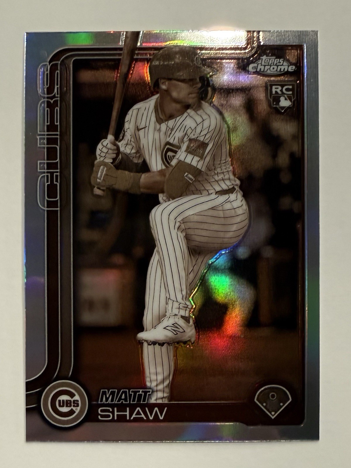 2025 Topps Chrome - Matt Shaw #219 Sepia Refractor (RC)