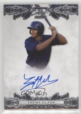 2015 Leaf Ultimate Draft Silver Etched Foil 6/25 Trent Grisham Clark Auto 1j2