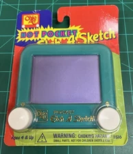 Vintage 1997 Ohio Art Hot Pocket Etch A Sketch - Green - #516