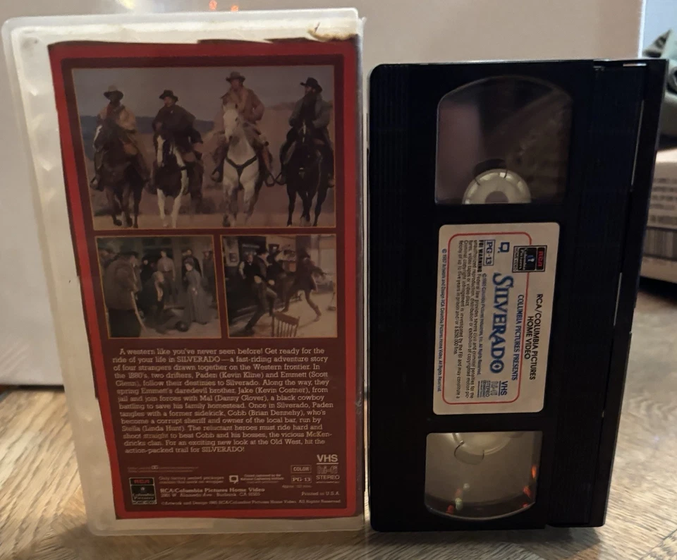 Silverado (VHS) Previous Rental Half Sleeve Tested No Issues👍🏼 - Image 2 of 2
