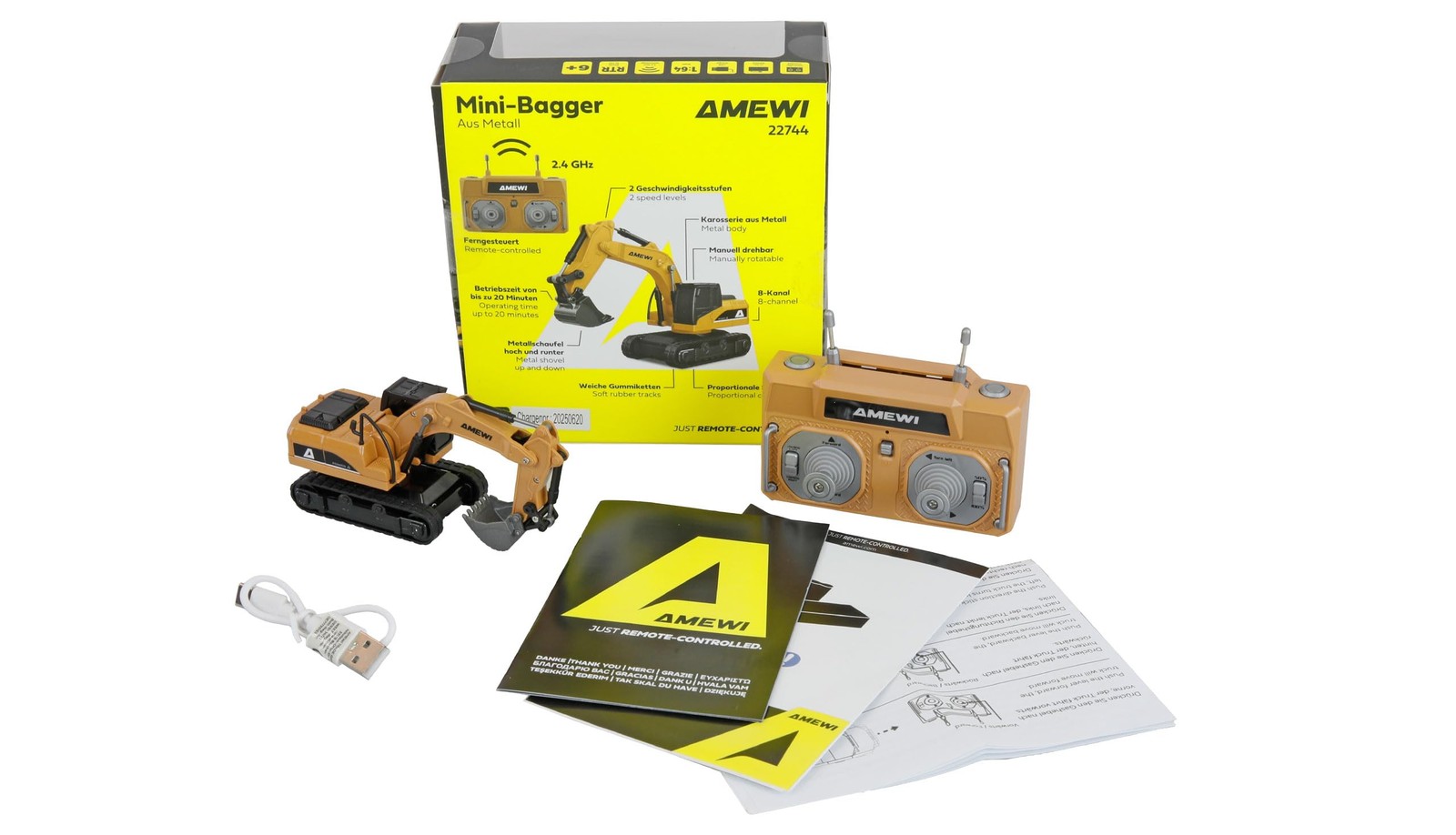 Remote Control Mini Excavator Metal Proportional 8 Channel 164 RTR Children fro 8690₽