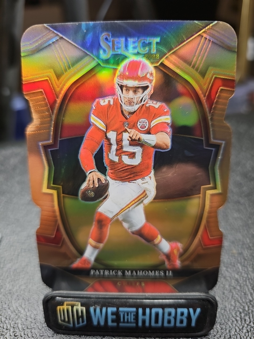 2022 Panini Select - Concourse Patrick Mahomes II #20 Copper Prizm Die-Cut /149