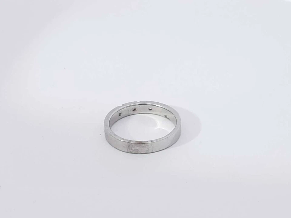 Anillo de oro blanco de 18 k de 0,3 quilates con diamantes de 3,4 gramos tamaño 5,5 Aa0525lwrsa Foto 3 de 4