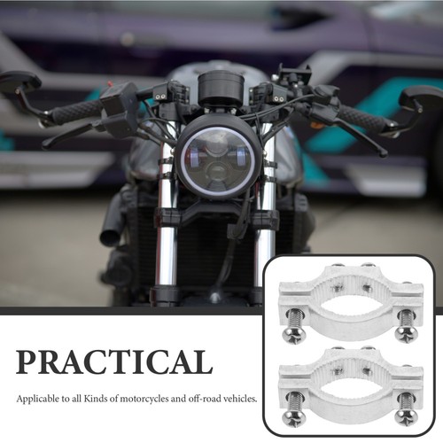 2 Pcs Lampenstützrohrklemme Motorradhalterung Für Spiegel Motorradspiegel - 第 8/12 張圖片