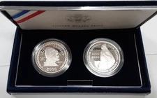 2000-P Leif Ericson Millenium Commemorative Proof Silver Coin Set in OGP & COA