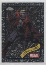 2025 Topps Chrome Marvel Comics Spider Web Refractor /399 Star-Lord #104 1co7