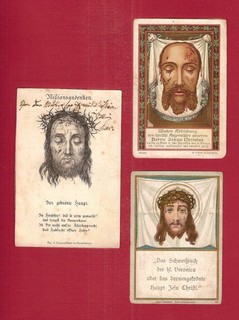 3 Andachtsbilder Das Haupt Jesu Christi Lutzenberger Poellath Kühlen