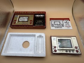 Nintendo Game & Watch LION LN-08 Gold Series NMIB 1981 Near Mint In Box