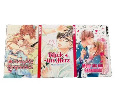 Manga Sammlung Naughty Temptation / Blick ins Herz / Mehr als ein Geheimnis
