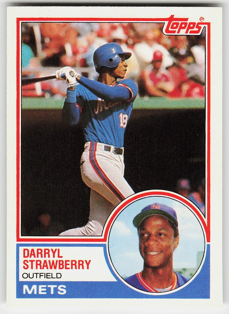 1983 Topps Traded #108T Darryl Strawberry BASEBALL New York Mets