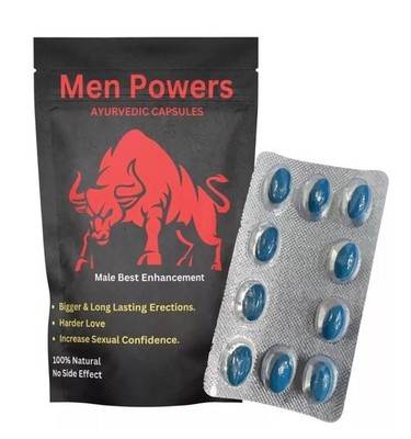 Men Power 100% Herbal Softgel capsules for Men's Stamina & Performance 10caps