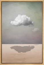 Framed Canvas Print Wall Art Surreal Storm Cloud Sky Landscape Fantasy & Sci-Fi 