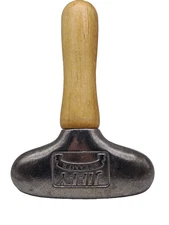 Jiffy Steamer Metal Steam Head and Wooden Handle No Hose Attachment Clean