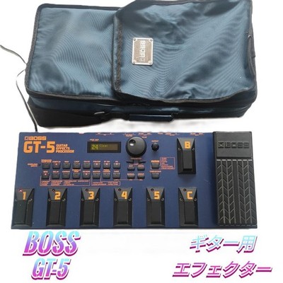BOSS GT 5 guitar multi effects processor with case