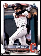 2025 Bowman Draft #BD-129 Dean Curley Cleveland Guardians