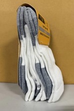 Carhartt Large L Midweight Cotton Blend 3 Pair Crew Socks Size 9 - 11.5 NEW