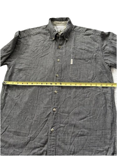 Camisa Columbia % 100 algodón calidad adulto talla M, manga larga, cuadros abotonados - Imagen 7 de 11