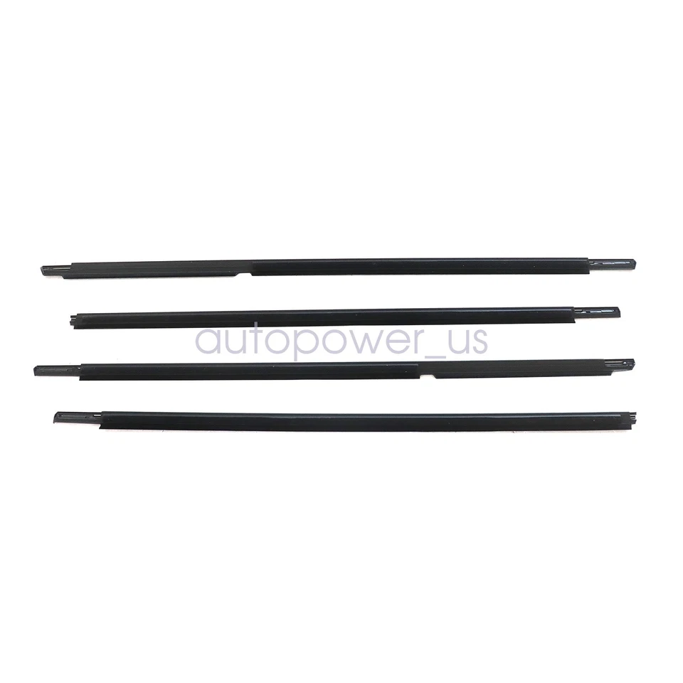 Se adapta a Lexus RX330 RX350 RX400h Juego de molduras de cinturón de ventana de puerta delantera y trasera Foto 2 de 4