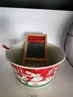 Vintage Wolverine Tin Toy child's washtub rub board clothes pin