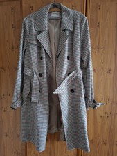 Mantel kariert gefüttert Übergang Größe 42/44