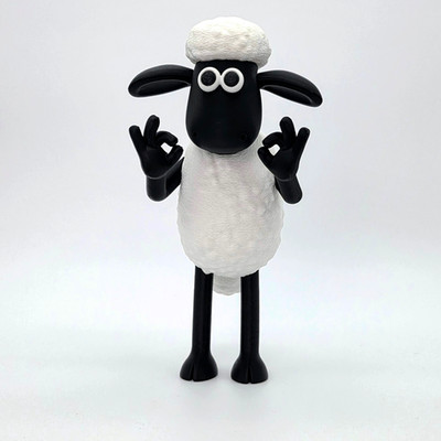 Shaun the Sheep ''OK'' Figurine  Standing 9'' Collectible Aardman Wallace Gromit