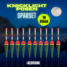  ELBFANG Posen-Set | 10 Stück | Knicklichtpo...
