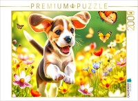 Calvendo Puzzle A Beagle Puppy Discovers The Joys Of Spring | 2000 Pieces, Finis